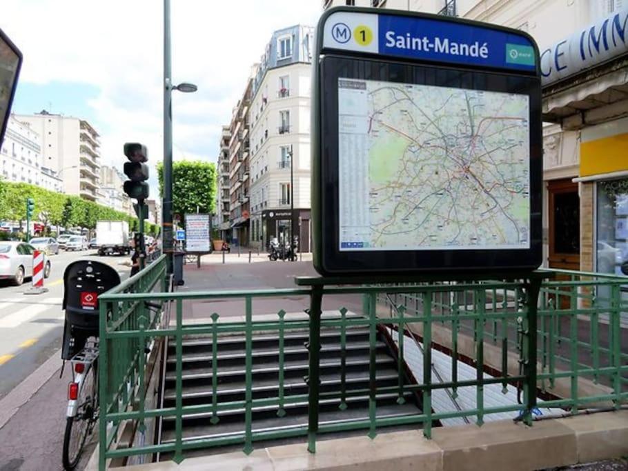 Superbe Appartement Terrasse 75M Paris แซงต์-มองเด ภายนอก รูปภาพ